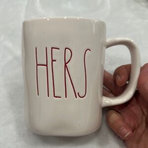 Rae Dunn Artisan Collection Mug “HERS”